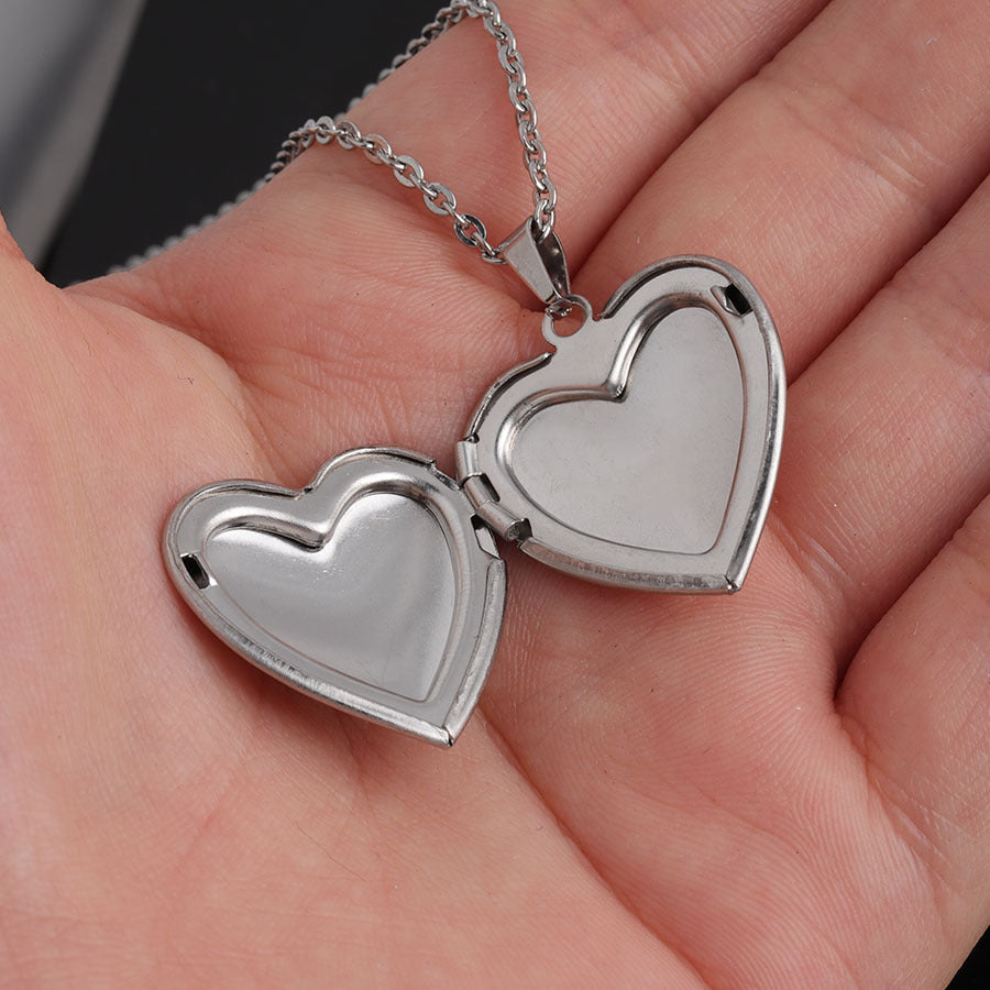 Classic Heart Locket Necklace