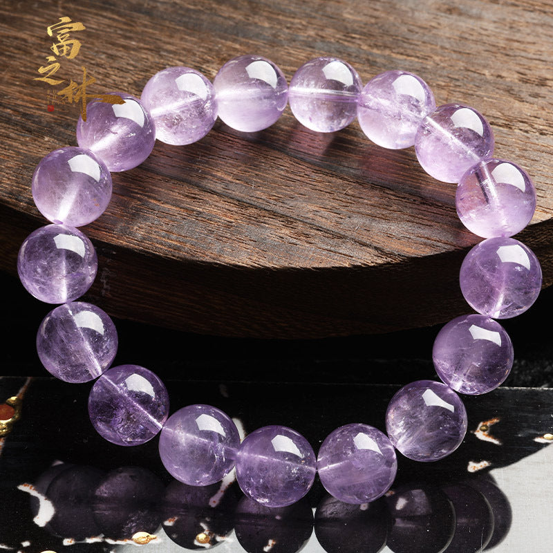 Amethyst Beaded Bracelet