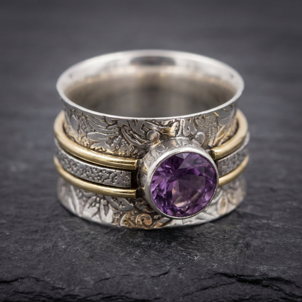 Bohemian Crystal Meditation Ring