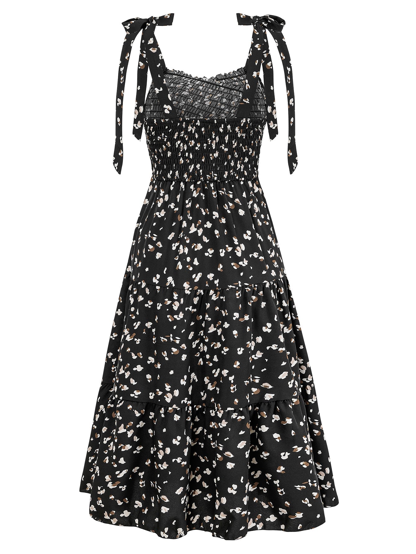 Timeless Beauty Cutout Midi Dress - Black
