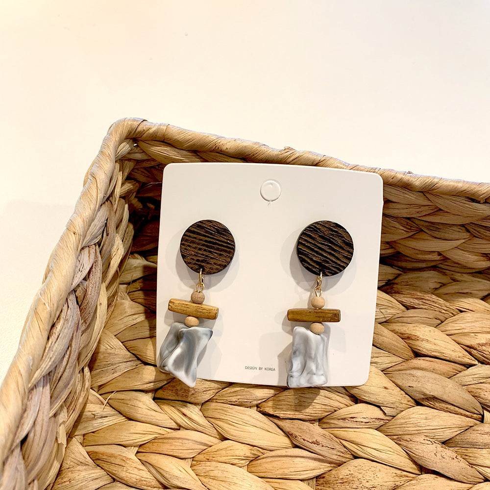 Bohemian Wood Earrings