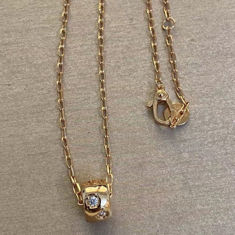 Classic Gold Diamond Necklace