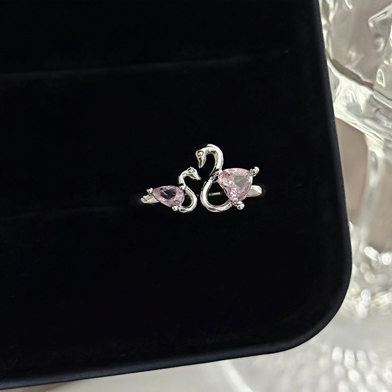 Elegant Swan Ring
