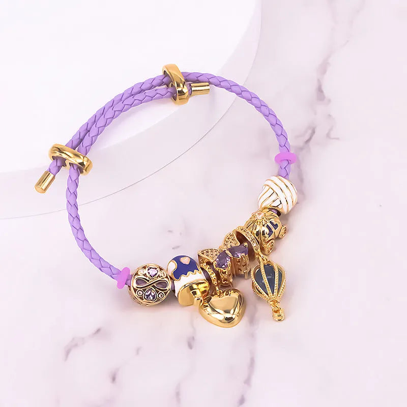 Charm Purple Bracelet