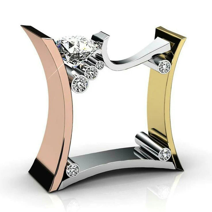 Modern Diamond Ring