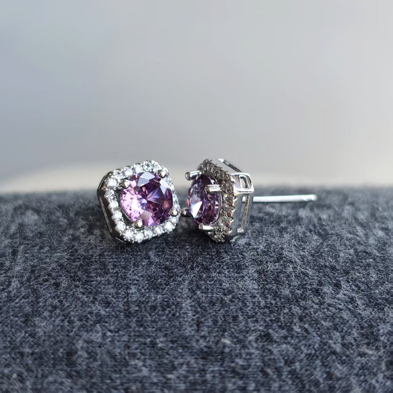 Elegant Amethyst Earrings