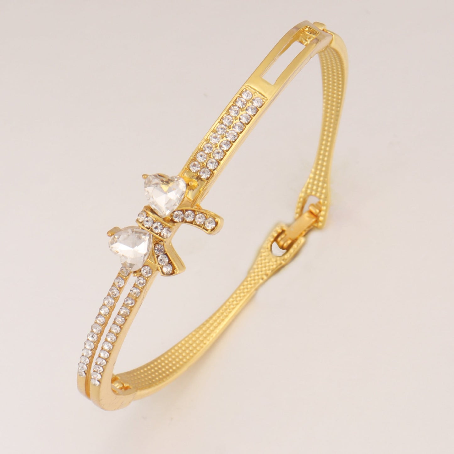 Elegant Crystal Gold Bracelet