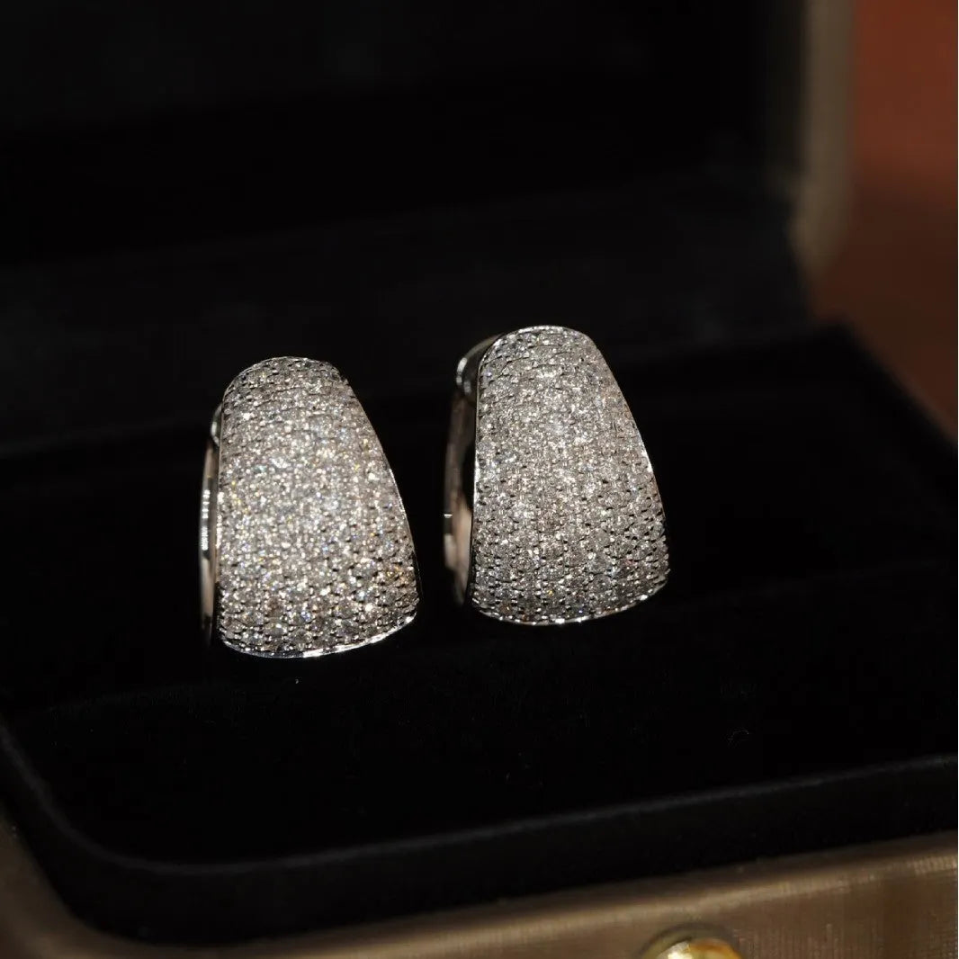 Sparkling Diamond Earrings
