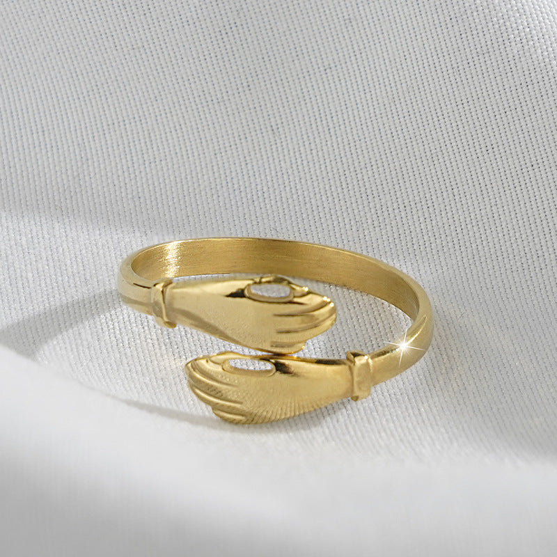 Gold Hand Ring