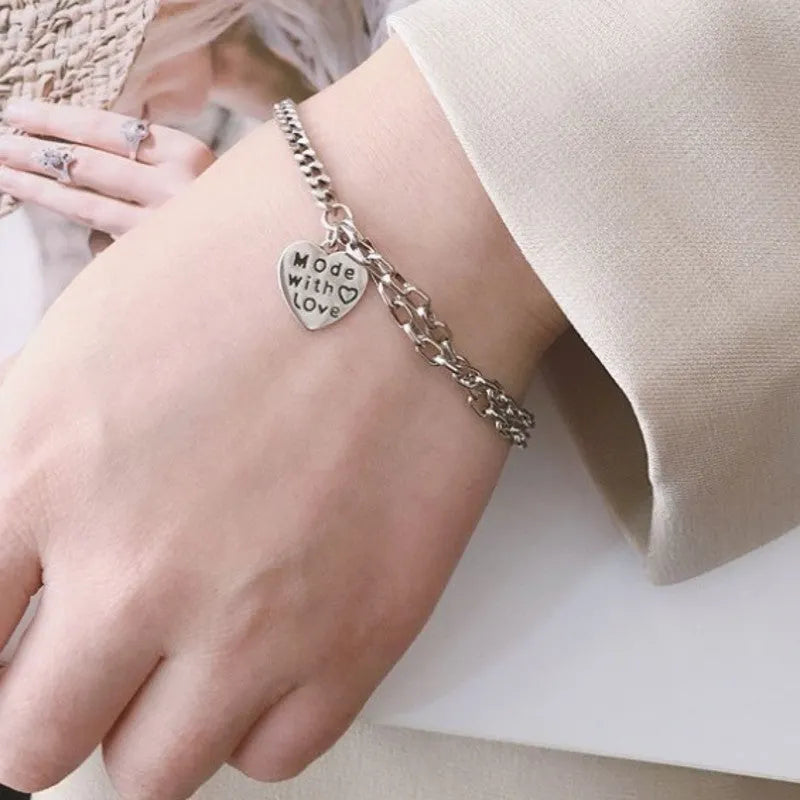 Romantic Love Heart Bracelet