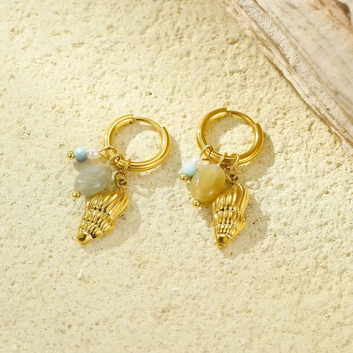 Elegant Shell Charm Earrings