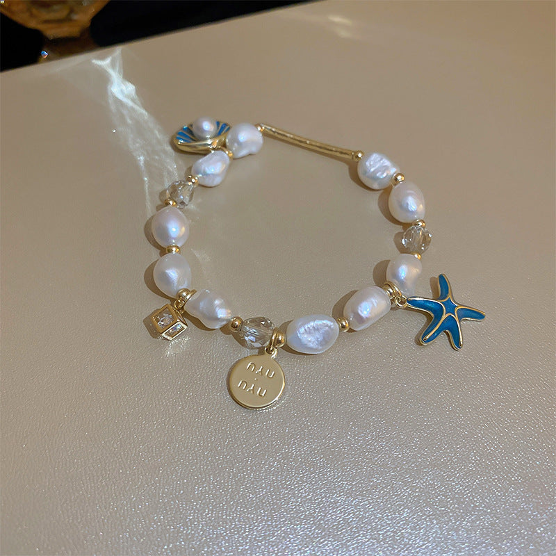 Pearl Charm Bracelet