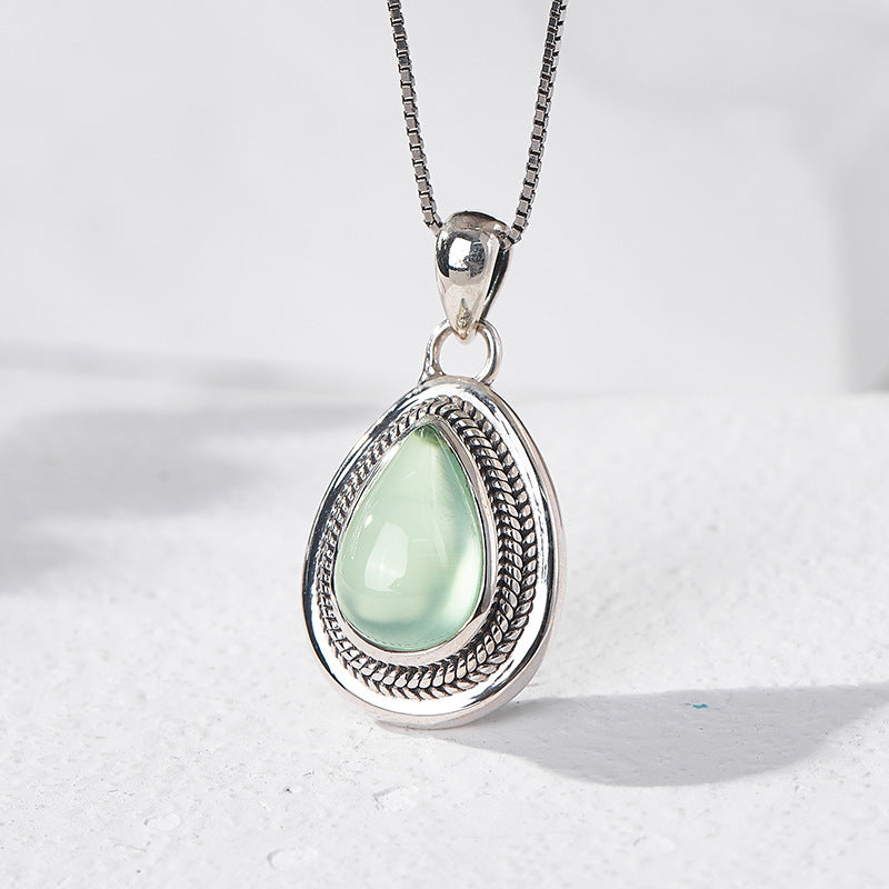 Vintage Green Jade Necklace