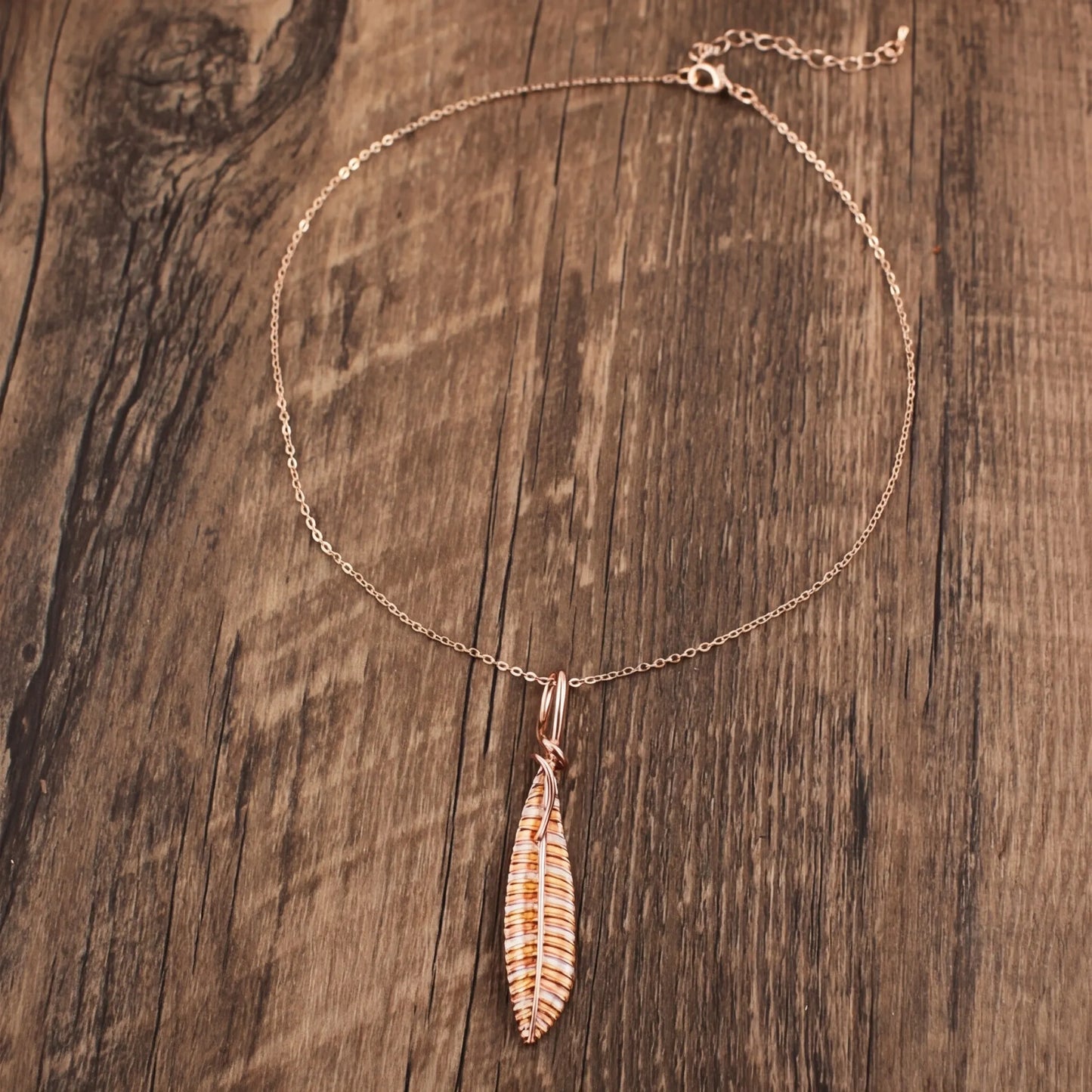 Delicate Feather Necklace