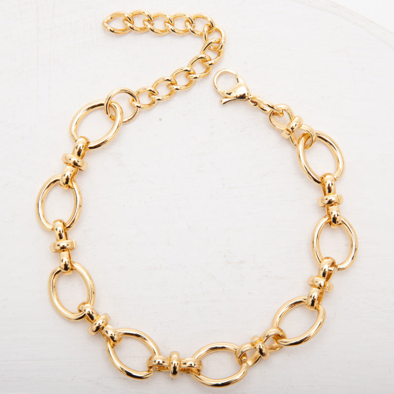 Classic Gold Link Bracelet