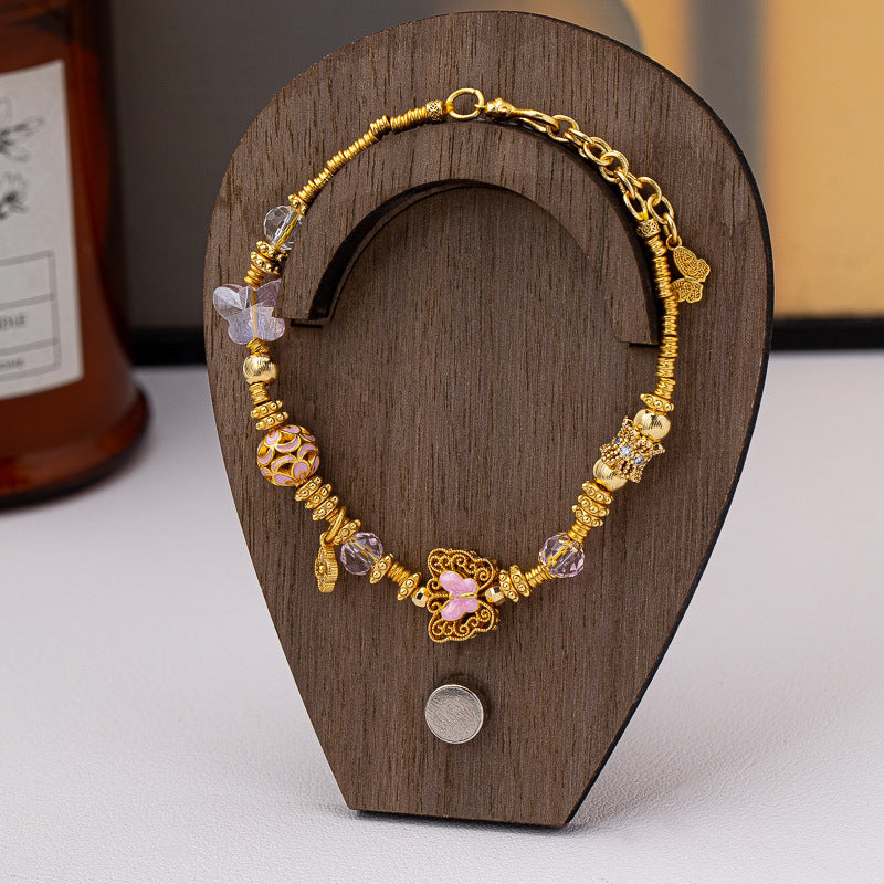 Elegant Gold Charm Bracelet
