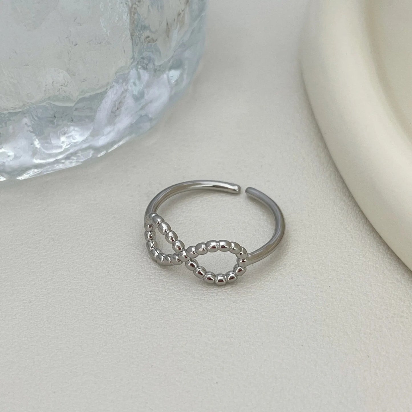 Beaded Heart Ring