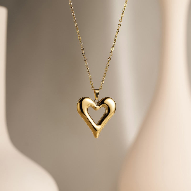 Classic Gold Heart Necklace