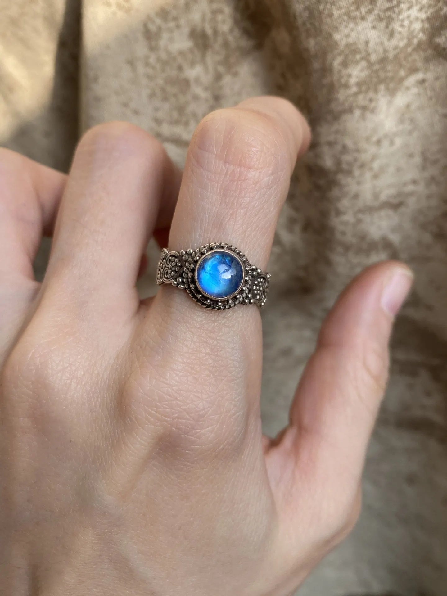 Vintage Moonstone Ring