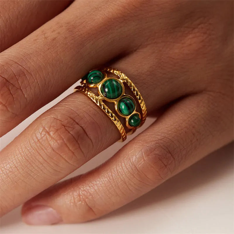 Vintage Malachite Ring