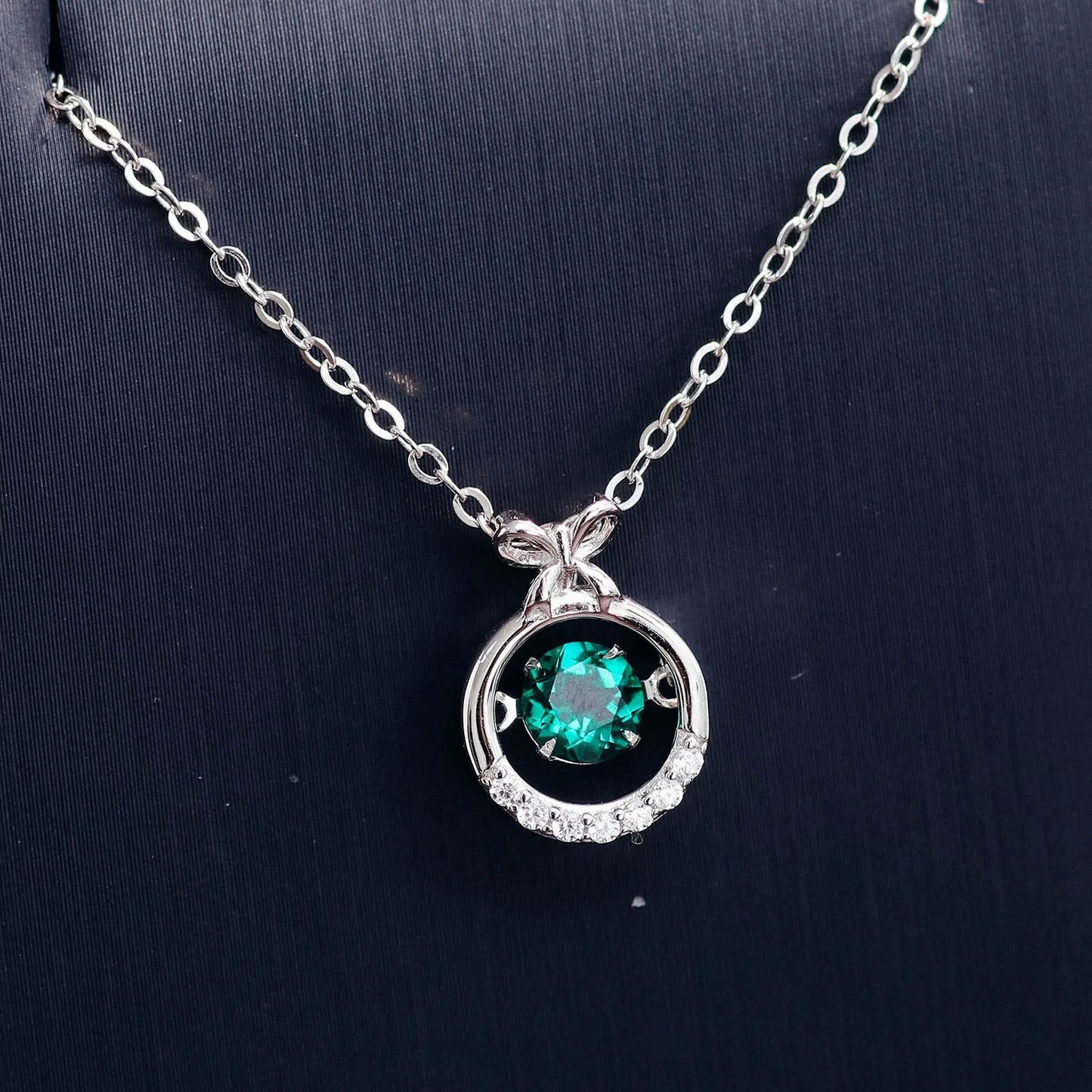 Elegant Emerald Necklace