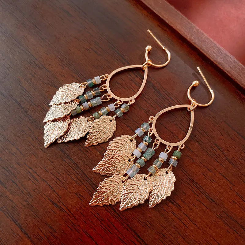 Bohemian Leaf Earrings