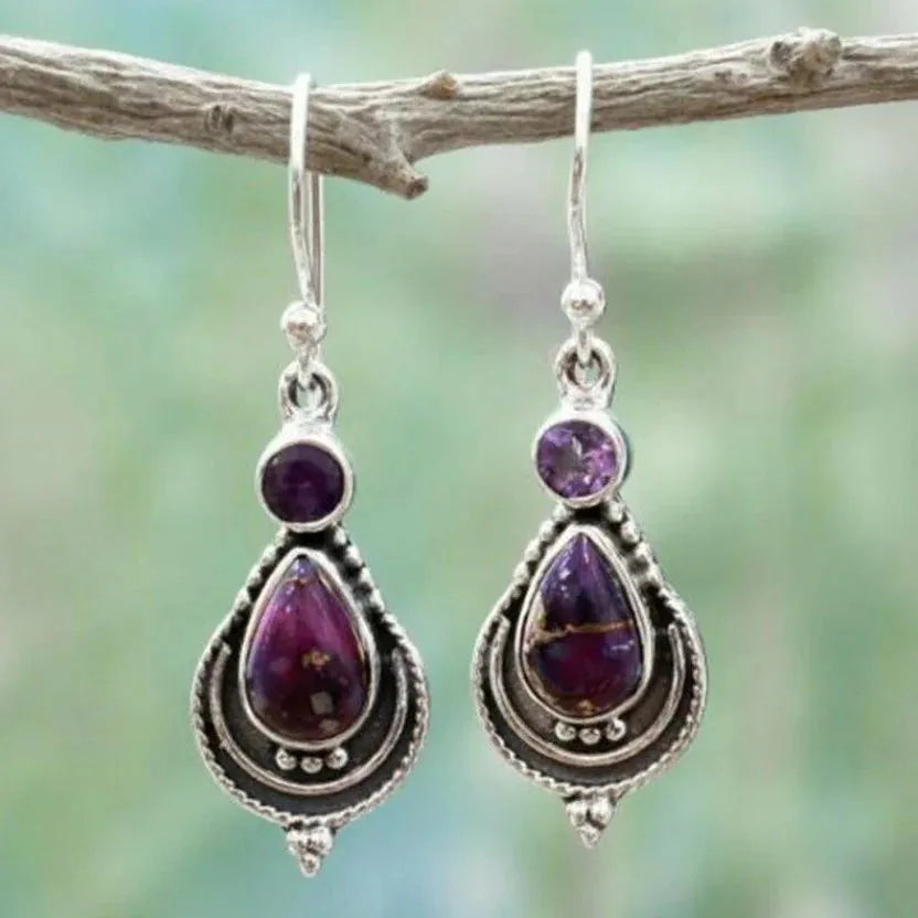 Vintage Amethyst Earrings