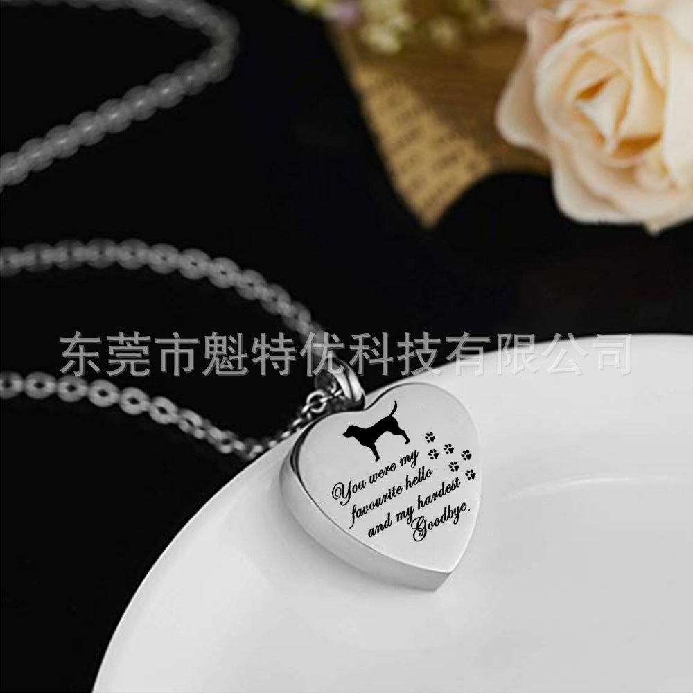 Romantic Pet Memorial Necklace