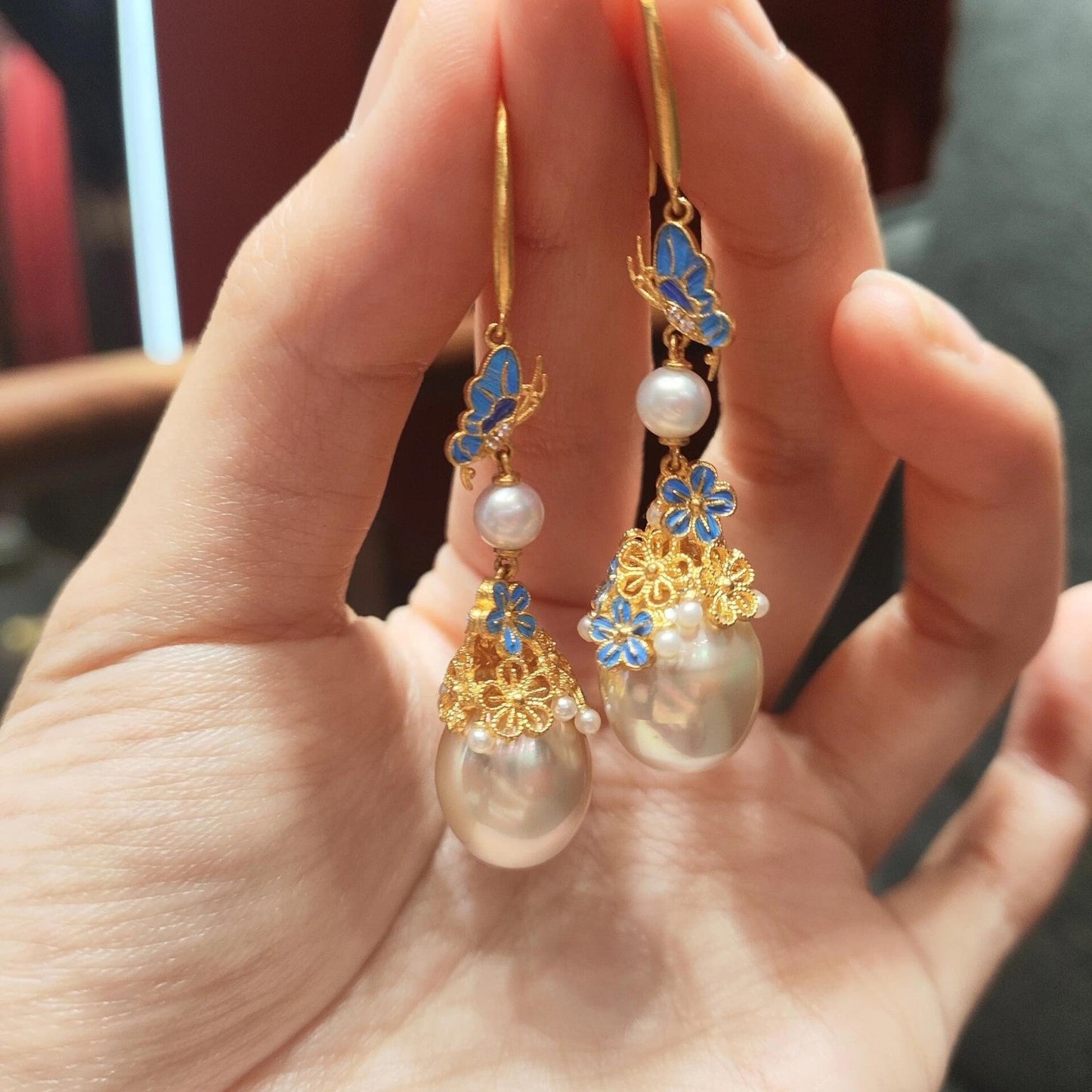 Elegant Pearl Earrings