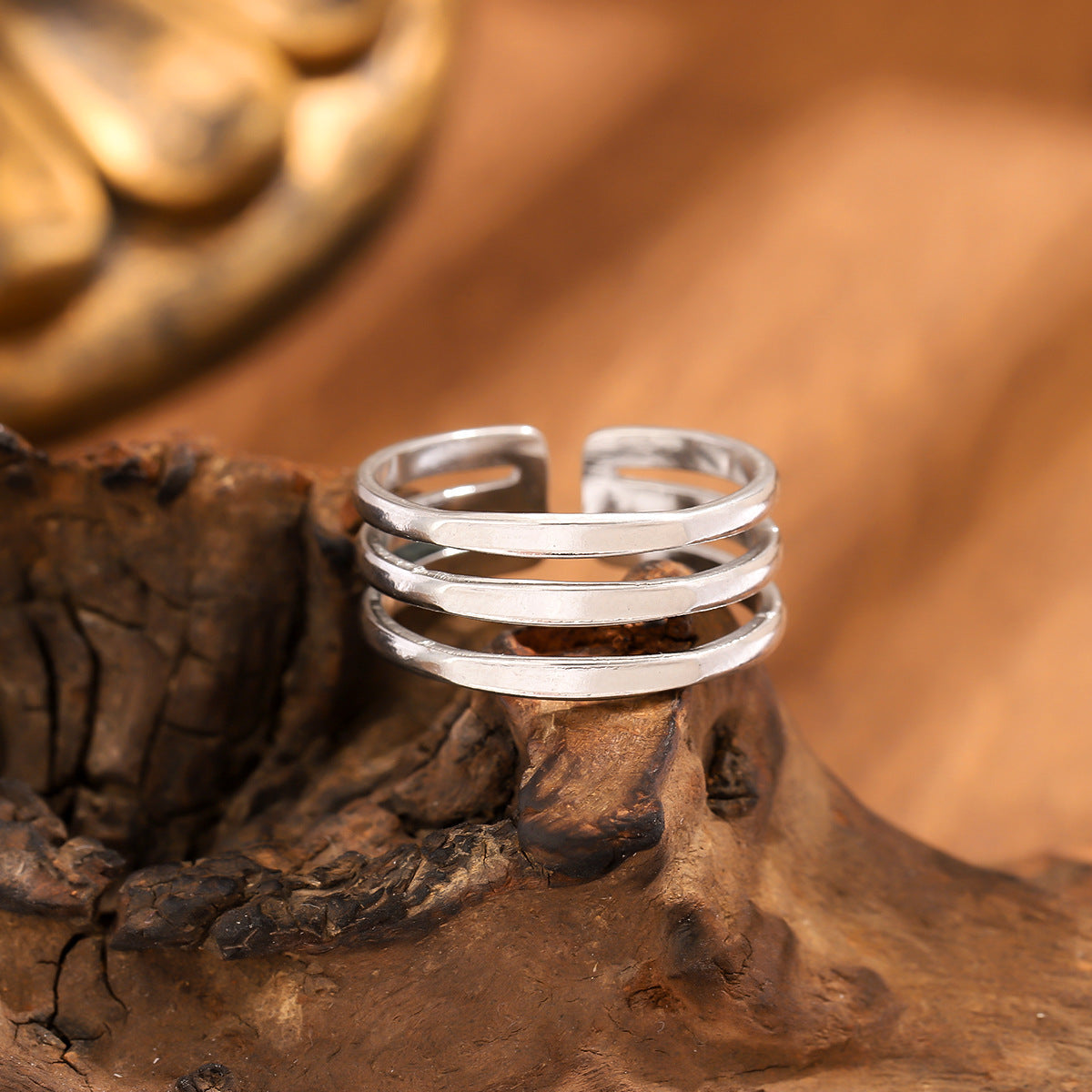 Minimalist Triple Band Ring