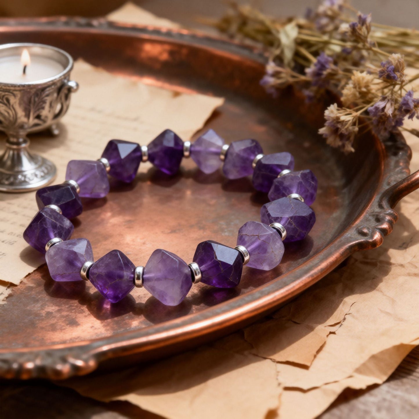 Vintage Amethyst Bracelet