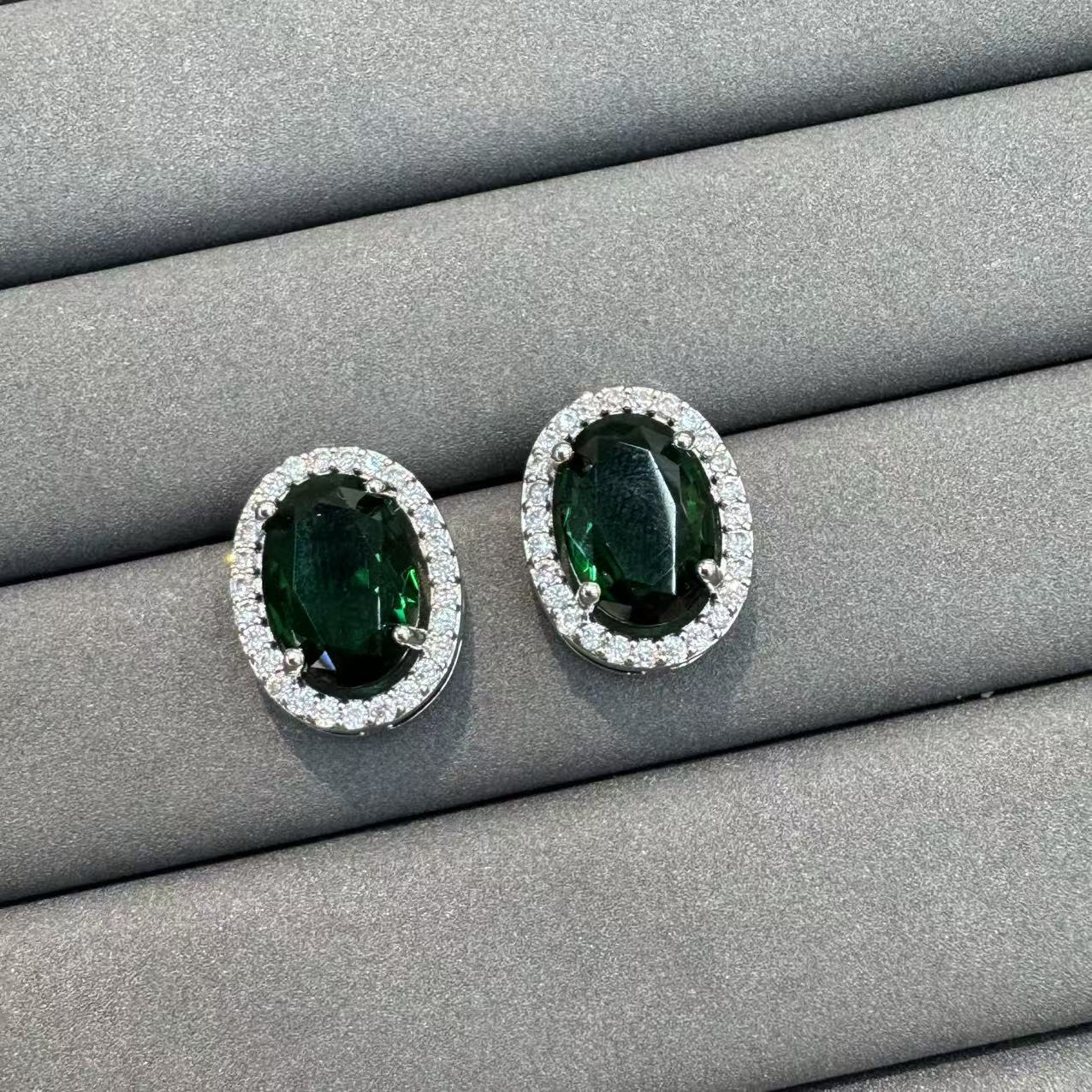 Elegant Emerald Earrings
