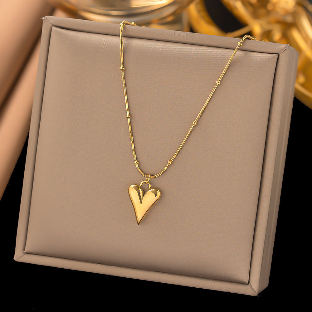 Classic Gold Heart Necklace
