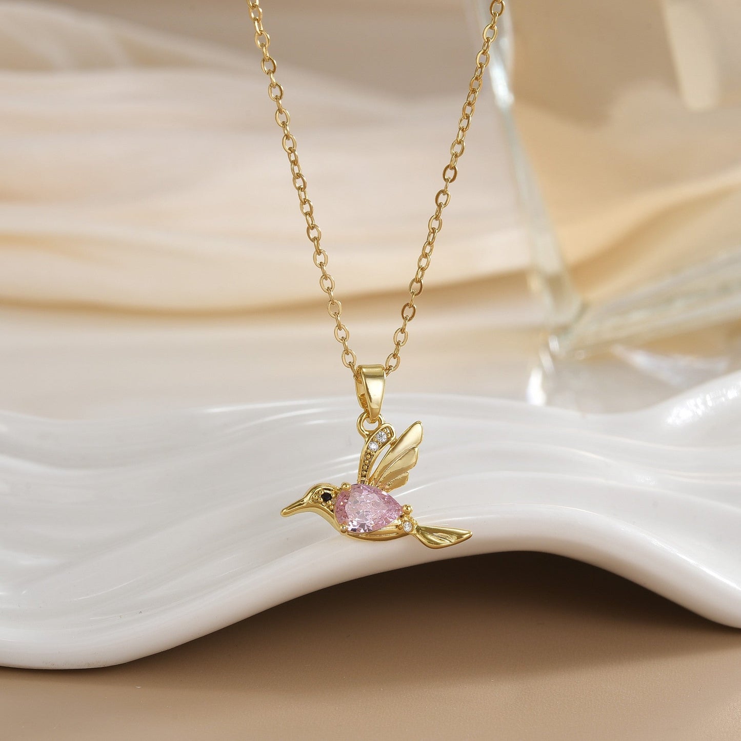 Elegant Pink Tourmaline Necklace
