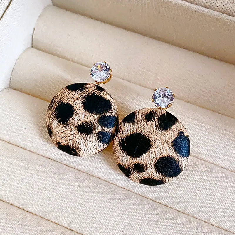 Statement Leopard Earrings