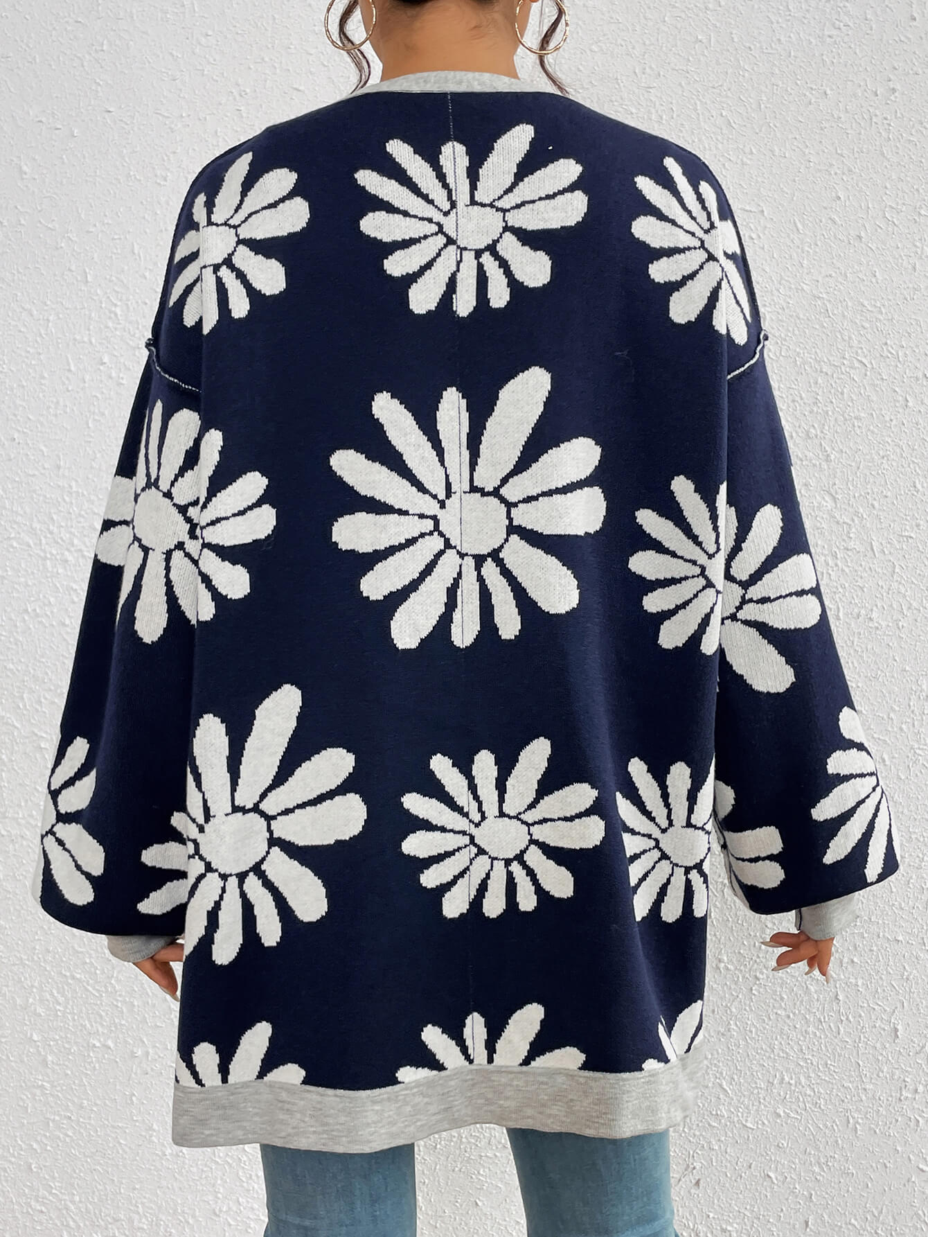 Janelle Knit Cardigan - Navy
