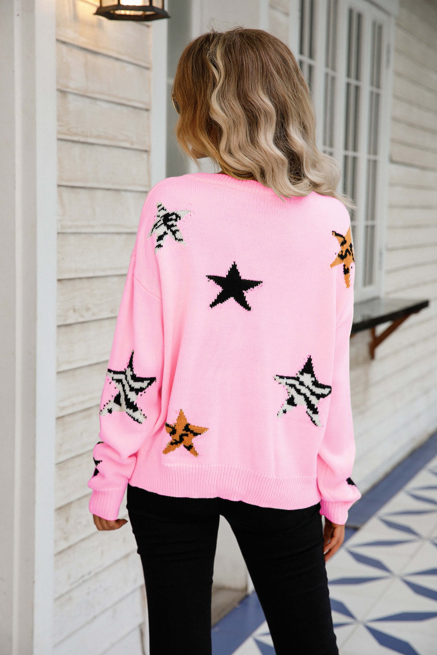Wearing Like Star Pullover Sweater