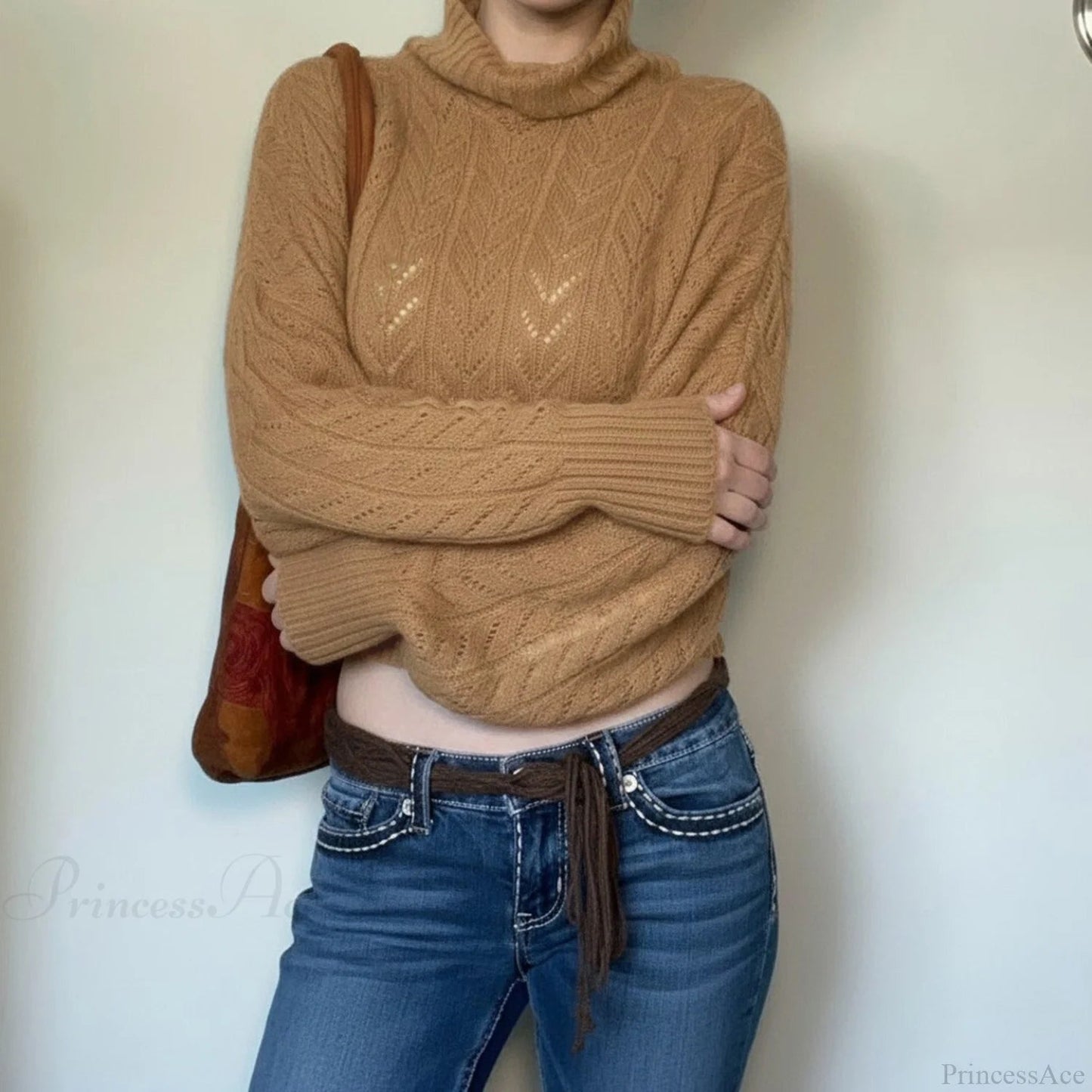 Fitted Slim Turtleneck Sweater