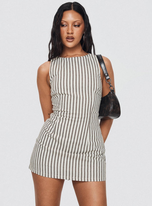 Striped Mini Dress