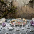 Vintage Butterflies Hoop Earrings