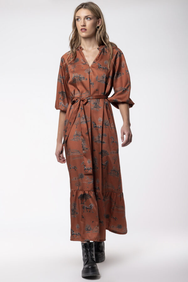 Printed Maxi Dress