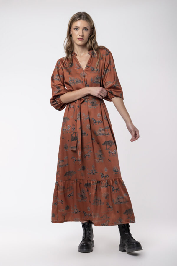 Printed Maxi Dress