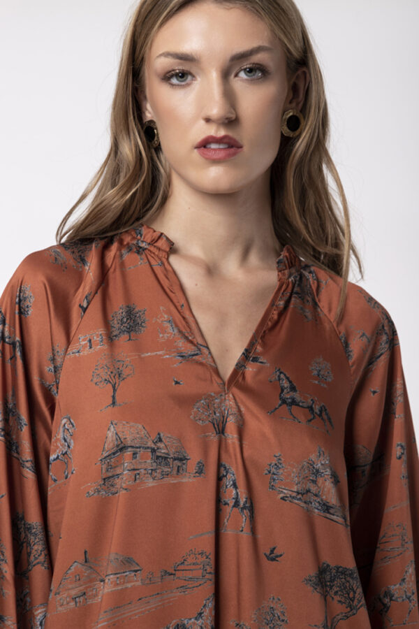 Printed Maxi Dress