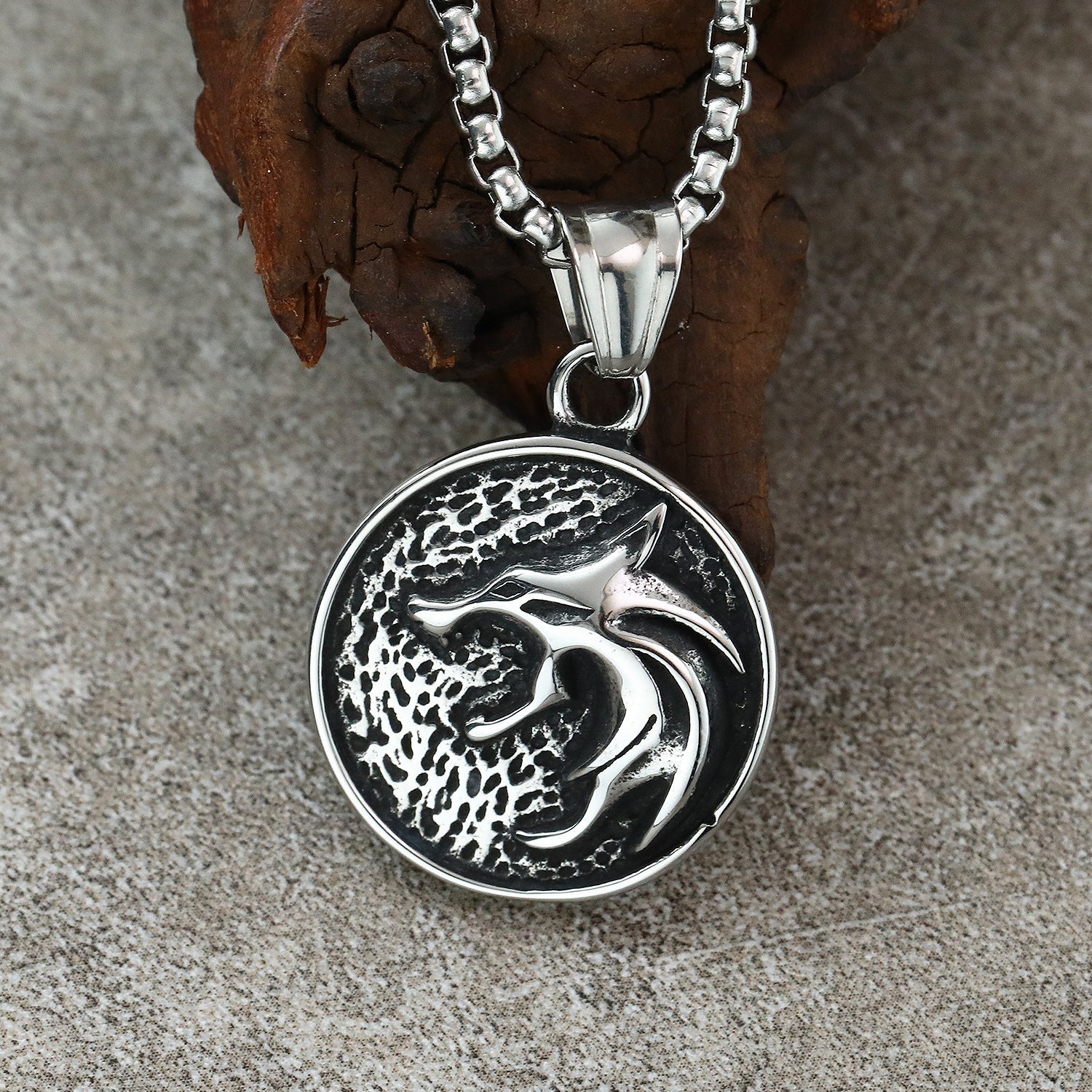Statement Wolf Necklace