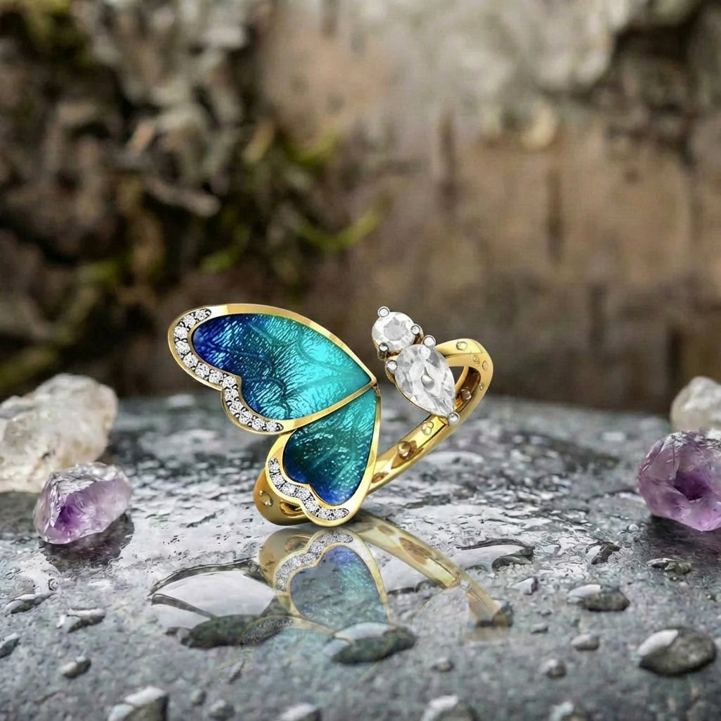 Elegant Butterfly Ring
