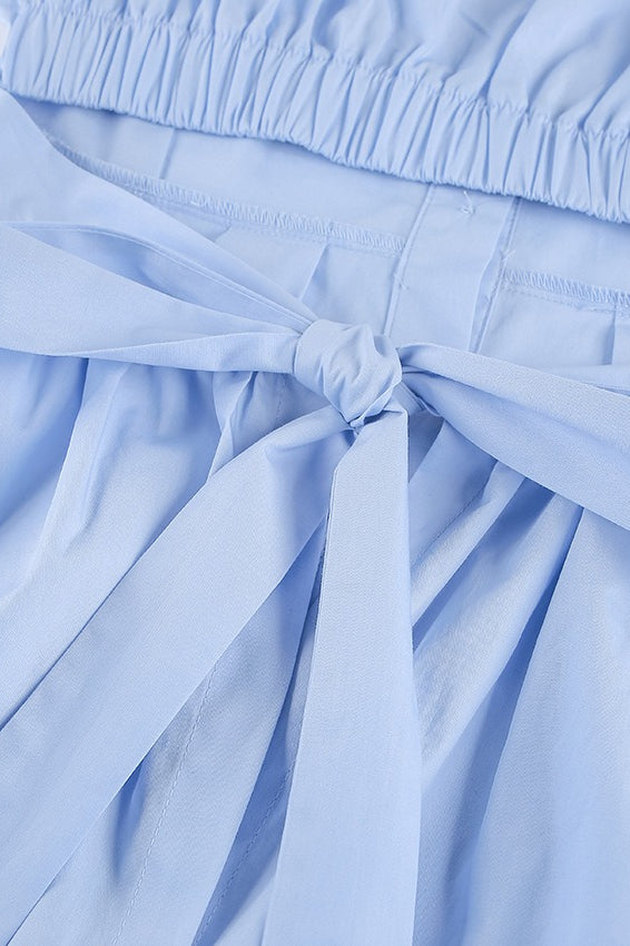 Cotton Tie Blouse