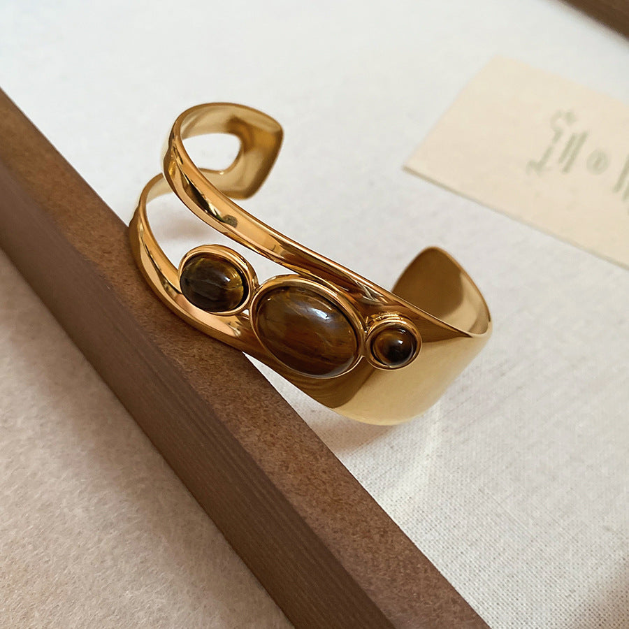 Statement Smoky Quartz Bracelet