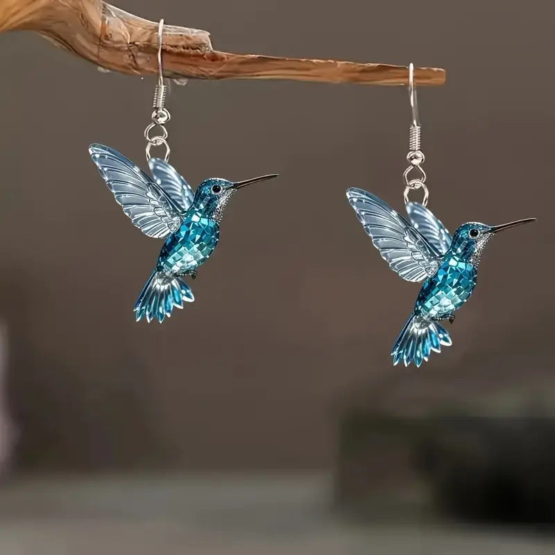 Elegant Hummingbird Earrings