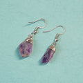 Amethyst Crystal Earrings