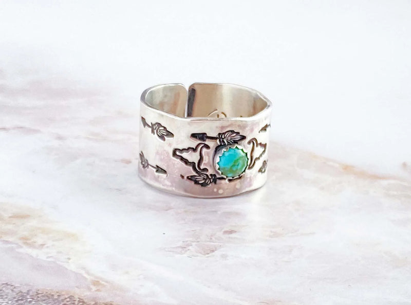 Bohemian Turquoise Ring
